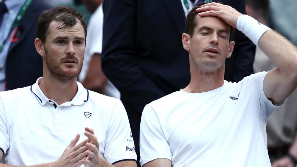 Wimbledon: Andy Murray beaten in men’s doubles alongside brother Jamie | Tennis News
